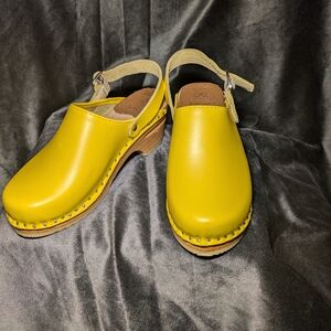 Yellow Kids Clogs